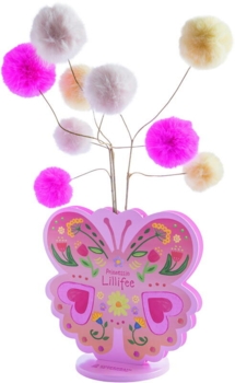 Kolli: 1 Butterfly vase with pompons Princess Lillifee (adv. Mat)