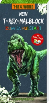 Kolli: 5 Mein T-Rex-Malblock z.Schulstart m.Farb.&Pins. (T-Rex World)