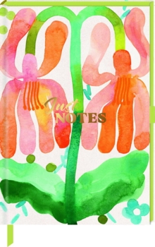 Kolli: 1 Notebook DIN A5 Just Notes orange flower lined