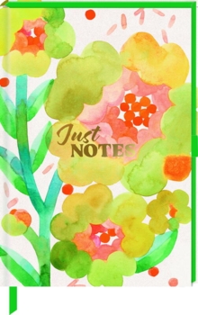 Kolli: 1 Notebook DIN A5 Just Notes yellow flower blank