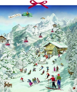 Kolli: 1 Happy Skiing Holiday in the Mountains Advent calendar