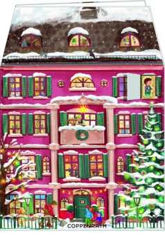 Kolli: 1 My Colourful Christmas House Advent calendar with magnets
