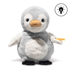 Kolli: 2 Light at Night Lio penguin, light grey - 22 cm