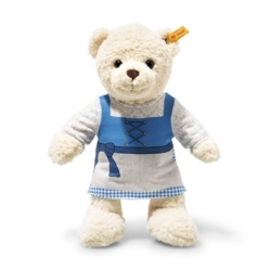 Kolli: 1 Mila Teddy bear in Dirndl, beige - 30 cm