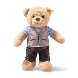 Kolli: 1 Ben Teddy bear in Bavarian costume, beige - 30 cm