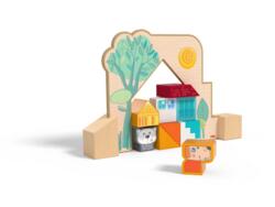 Kolli: 1 Stacking & Arranging Game Cottage Puzzle Blocks