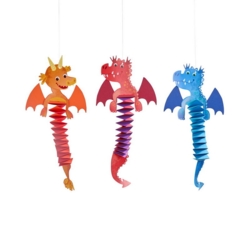 Kolli: 4 Craft Set – First Folding Practice: Fire Dragons