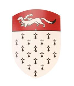 Kolli: 1 Shield "Ermine" red/white