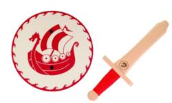 Kolli: 1 Snorre – shield/sword, red