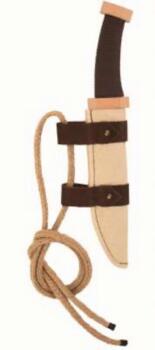 Kolli: 1 Viking Sax knife, real felt sheath