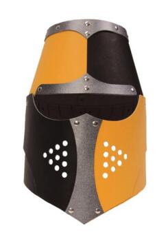 Kolli: 5 Norman helmet black/yellow/silver