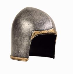 Kolli: 1 Bascinet helmet without visor, plastic