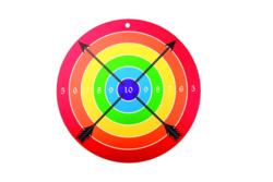 Kolli: 1 Round Target for safety arrows