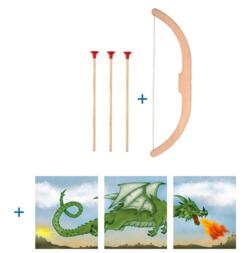 Kolli: 1 Play bow set with 3 safety arrows