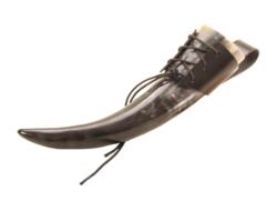 Kolli: 1 Drinking horn 0,2l polished + belt holder