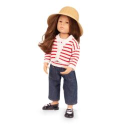 Kolli: 1 Emilia, brown hair, brown eyes - 50 cm