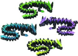 Kolli: 16 Crystal dragon with GITD 3D creatures