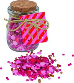 Kolli: 12 Sugar sprinkles Let's have a Party!  Let's have a party!