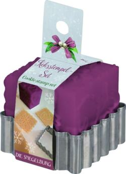Kolli: 4 Biscuit stamp set  Romantic Christmas - M. Bastin