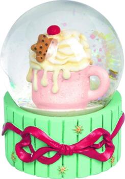 Kolli: 6 Glass snow globe  Festive Christmas