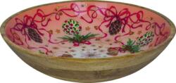 Kolli: 1 Wooden bowl   Festive Christmas