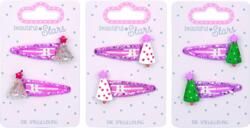 Kolli: 18 Hair clips Christmas trees A Joyful Christmas