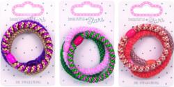 Kolli: 18 Braided hair ties no 4 A Joyful Christmas