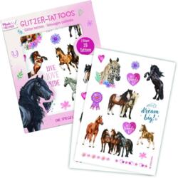 Kolli: 12 Glitter tattoos  Horse Friends