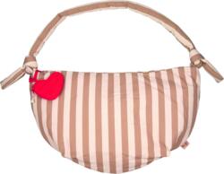 Kolli: 1 Shopping bag stripes, beige Happy together