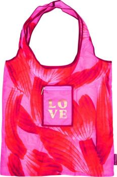 Kolli: 6 Foldable bag red flowers Colours of the Seasons
