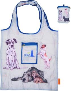 Kolli: 6 Foldable bag I love dogs I love cats & dogs