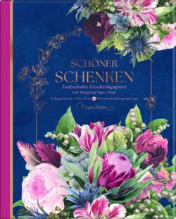 Kolli: 1 Wrapping paper book enchanting wrapping papers (Blossom - Marjolein Ba