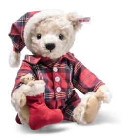 Kolli: 1 Christmas Morning Teddy bear set, beige