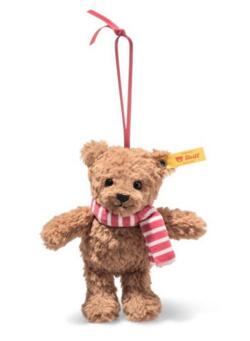 Kolli: 3 Ben Teddy bear ornament - Christmas, light brown