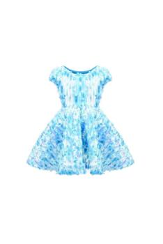 Kolli: 1 Sequins Concert Queen Dress, Blue, SIZE US 7-8