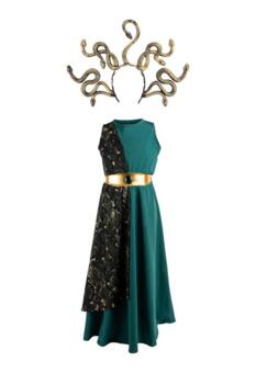 Kolli: 1 Medusa Dress with Headband, SIZE US 7-8