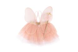 Kolli: 2 Royal Fairy Princess Skirt with Wings & Wand, Pink, SIZE US 4-6