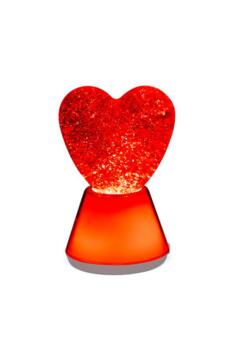 Kolli: 1 Magic Glow Heart Glitter lamp - Glitter lamp