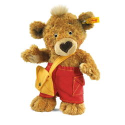 Kolli: 1 Knopf Teddy bear, beige