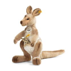 Kolli: 1 Kango kangaroo with baby, beige tipped