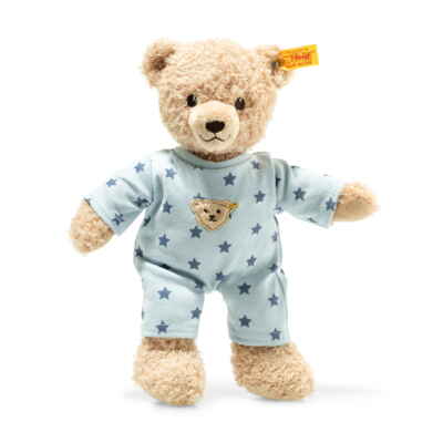 Kolli: 2 Teddy bear boy baby with pyjama, light blue