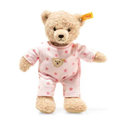 Kolli: 2 Teddy and Me Teddy bear girl baby with pyjama, beige/pink
