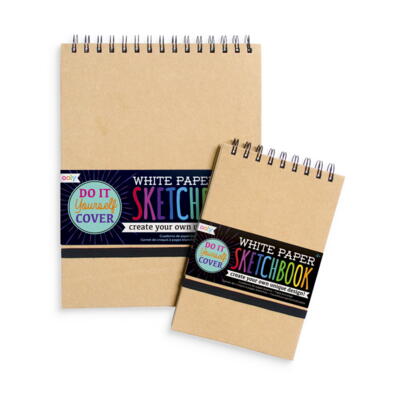 Kolli: 1 DIY Cover Sketchbook - Small White Paper