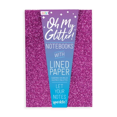 Kolli: 1 Oh My Glitter! Notebooks: Amethyst & Rhodolite - 3 pack