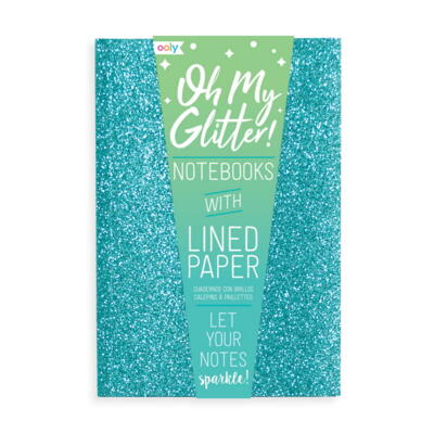 Kolli: 1 Oh My Glitter! Notebooks: Aquamarine & Sapphire - 3 pack
