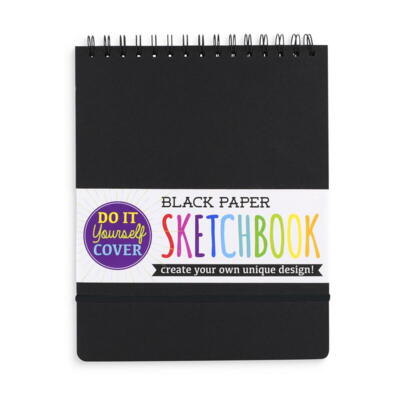Kolli: 1 DIY Sketchbook - Large Black Paper