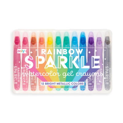 Kolli: 1 Rainbow Sparkle Watercolor Gel Crayons