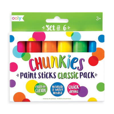 Kolli: 12 Chunkies Paint Sticks Classic - set of 6
