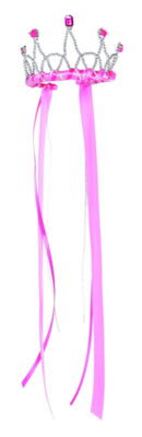 Kolli: 2 Ribbon Tiara, Dark Pink