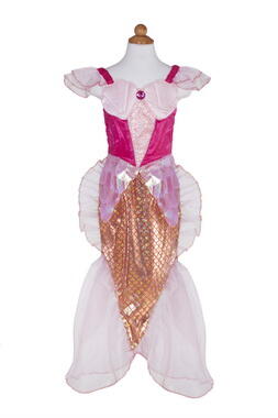 Kolli: 2 Mermaid Dress & Headband, Pink, SIZE US 7-8